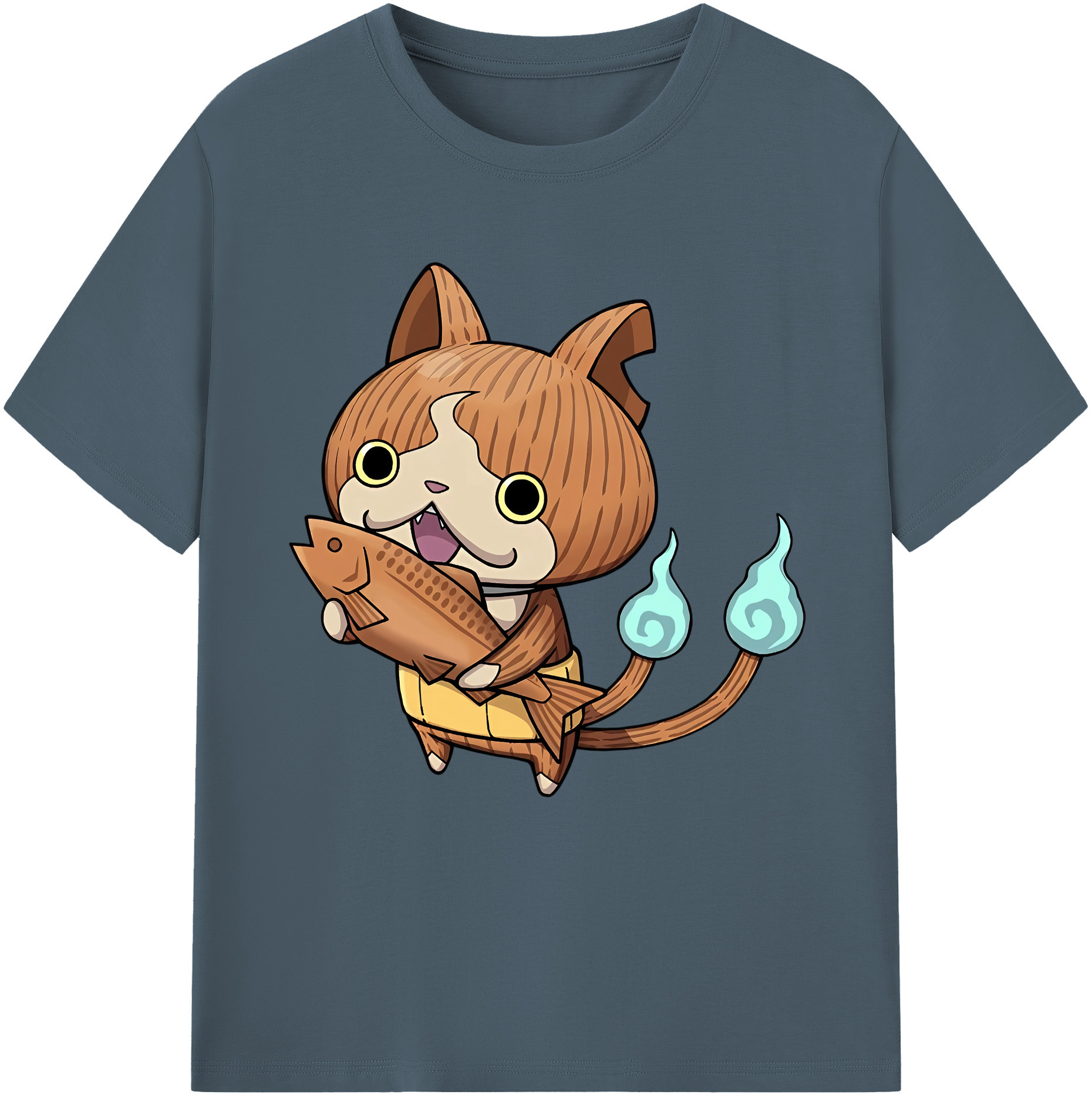 （画像用） 妖怪ウォッチ Yo-kai Watch 綿100％半袖Tシャツ（フロントプリント）